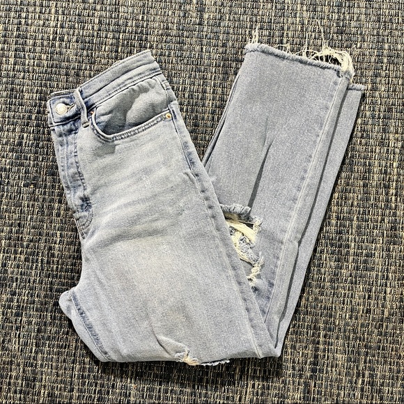 Wild Fable Highest Rise Straight Leg Jeans Size 4 - Picture 3 of 4